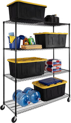 Seville Classics UltraDurable Heavy Duty NSF Solid Steel Wire Rack Storage Unit - Image 9