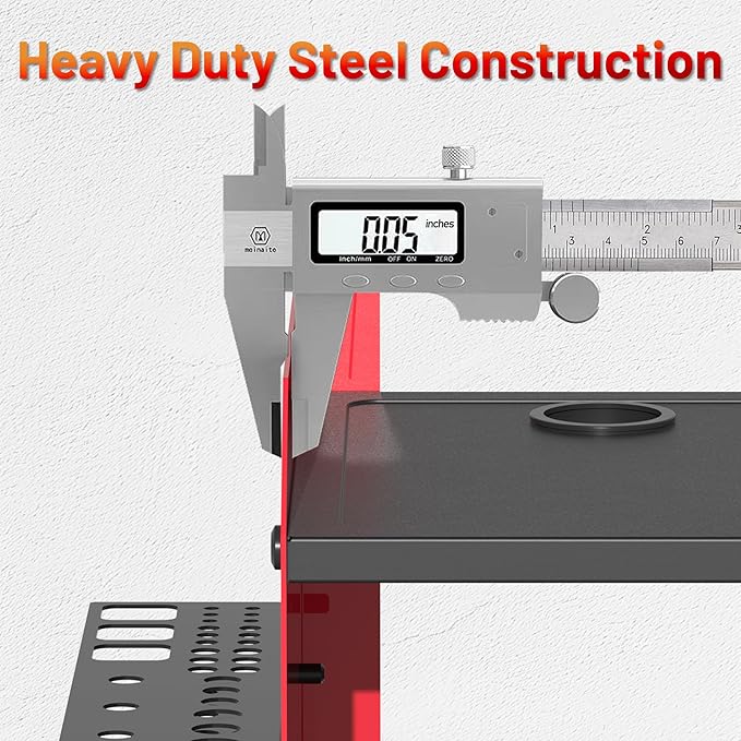 CFMASTER Power Tool Organizer Wall Mount wtih Charging Station, 4 Drill Holder - Image 5
