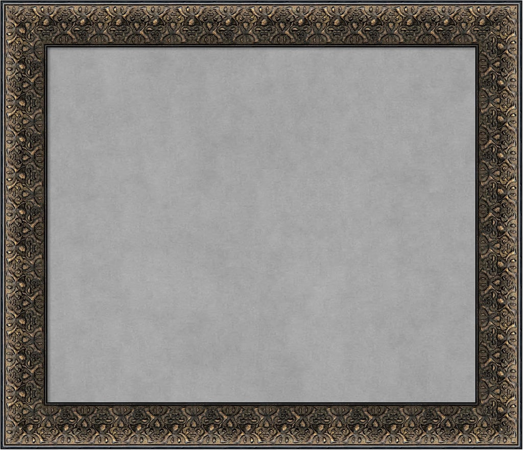 Amanti Art Black Framed Magnetic Board 25x29 Medium Vision Board