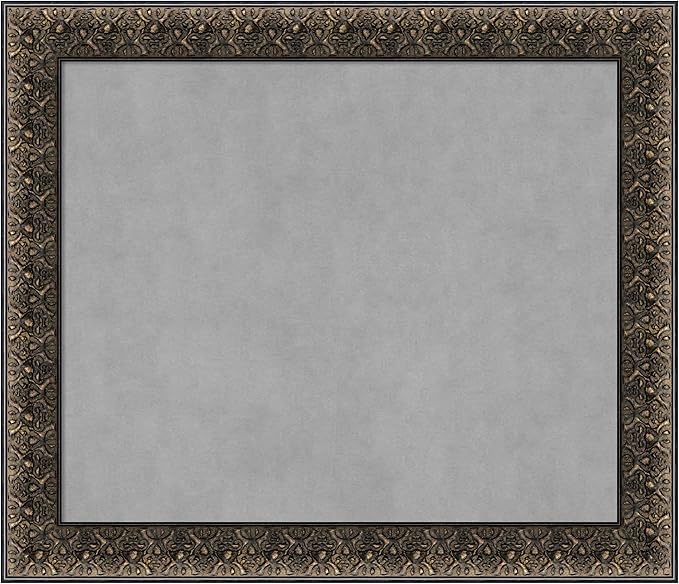 Amanti Art Black Framed Magnetic Board 25x29 Medium Vision Board by AmantiArt