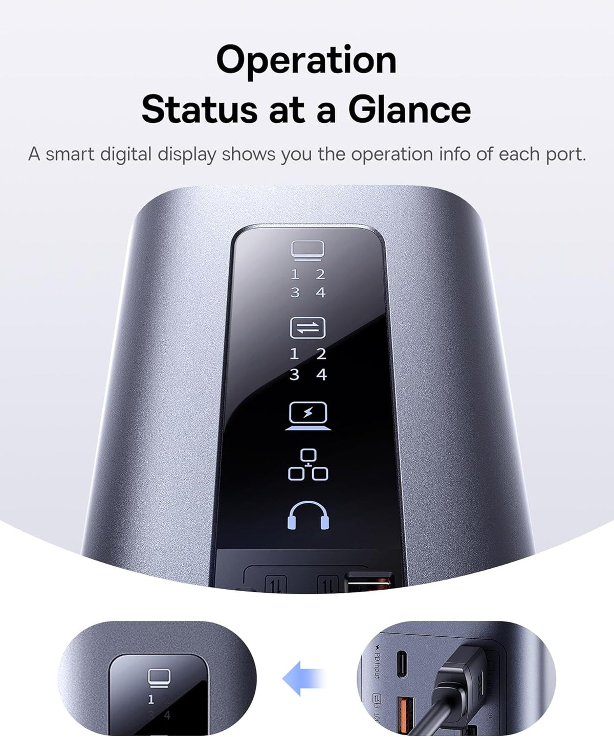 Baseus Spacemate 11-in-1 Docking Station with Power Supply for 3 Monitors