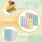Censen 10 Pack 500 Sheets To Do List Notes Daily Checklist Notepads - Image 2