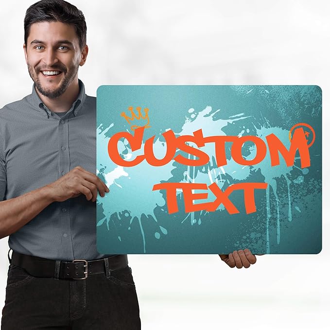 Custom Sign, Custom Street Sign, 11 Font Colors, 13 Font Styles, 4 Hole Options - Image 2