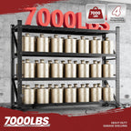 79" wide metal garage shelves, 7000lbs storage shelving, view 9