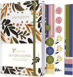 VIVID SCRIBBLES Dotted Journal – 160gsm Bleed Proof Thick White Paper – 200 by VividScribbles