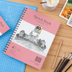 Elan A4 Sketchbook, 80 Sheets Italian Paper 80 lb/120 GSM, Acid-Free Sketch - Image 8