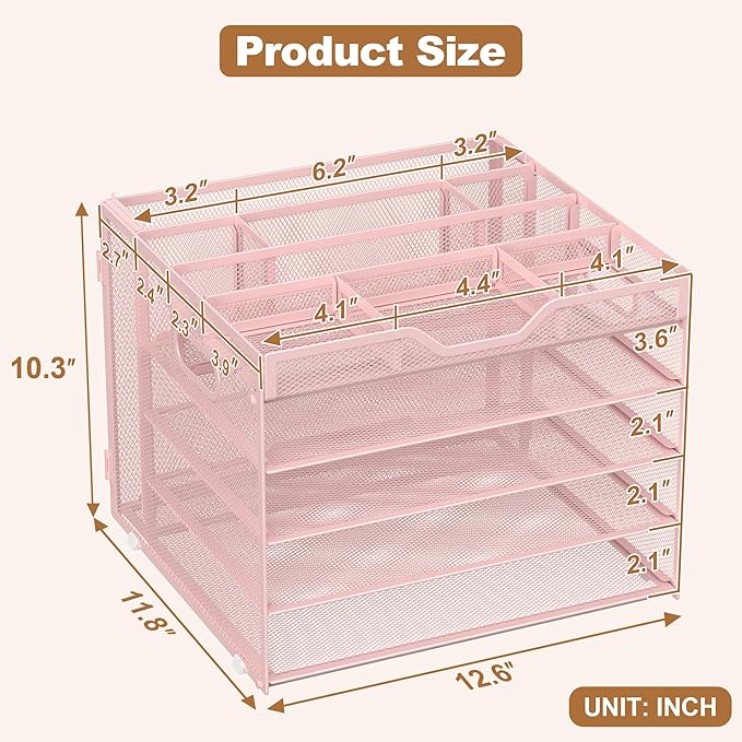 Docnest 5 Tier Letter Tray - Image 2