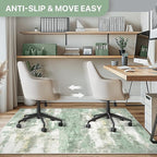 Office Chair Mat for Hardwood Tile Floor, Abstract 48"X 60" Desk Mats for - Image 4