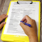 Think2Master Yellow Plastic Storage Clipboard. | 25% Heavier & 25% Sturdier| - Image 6