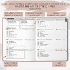 Life & Goal Planner – Undated Daily, Weekly & Monthly Organizer - Image 3