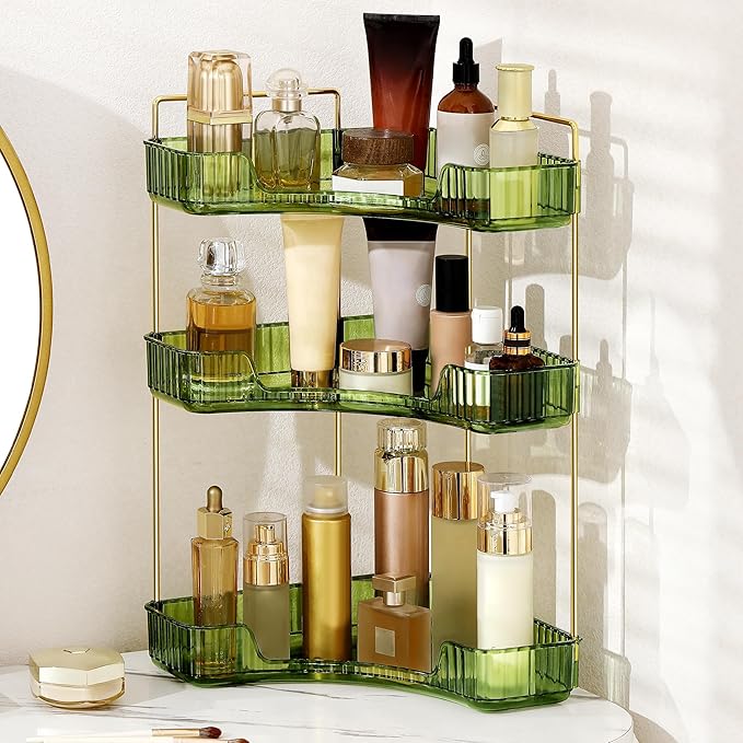 YCIA&DONE Corner Bathroom Counter Organizer, Makeup Organizer - Image 5