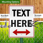 Custom Arrow, Custom Directional Sign, Two Way Arrow, 24x30 Inches, 3M EGP - Image 5