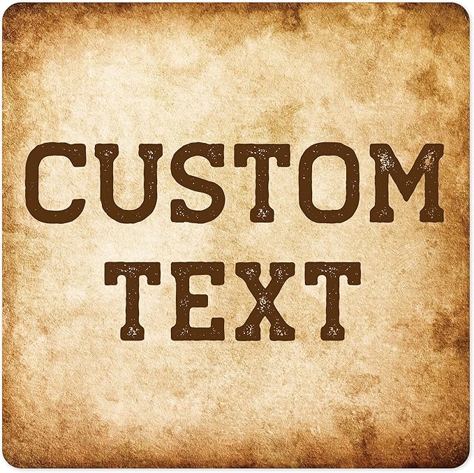 Custom Sign, Custom Street Sign, 11 Font Colors, 13 Font Styles, 4 Hole Options by MySignCenter