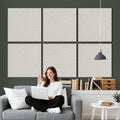 Reverbeon 6 PCS Acoustic Panels, 23.6x23.6 Inch Sound Absorbing Panels