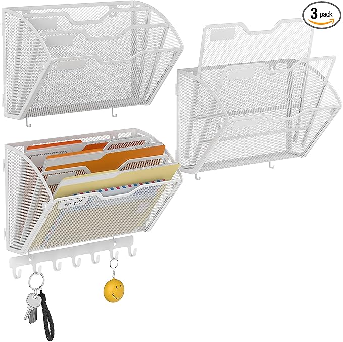 Docnest 3 Tier Mesh Wall File Holders by DocNest