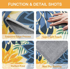 outdoor rug waterproof, washable patio runner rug for, side view