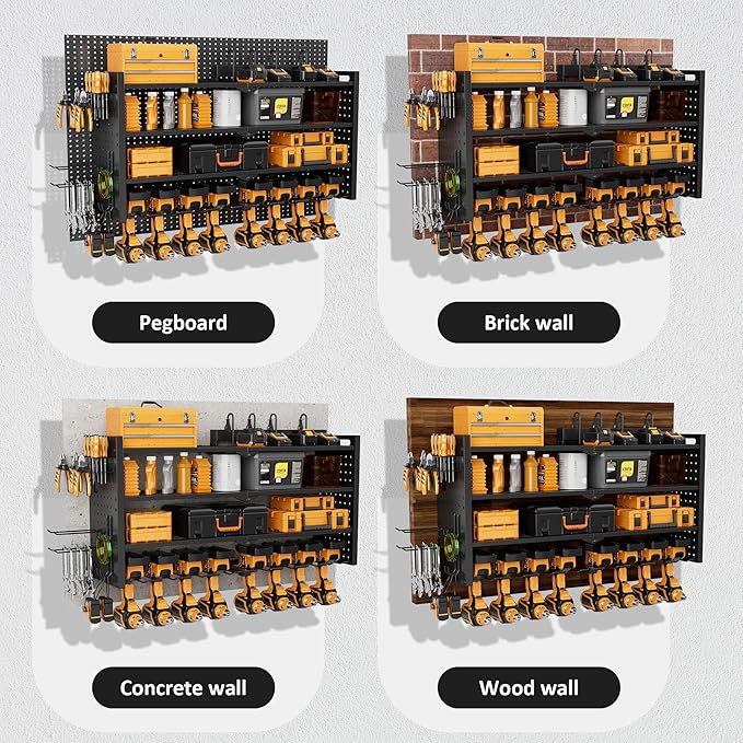 VDEVY Power Tool Organizer Wall Mount - Image 8