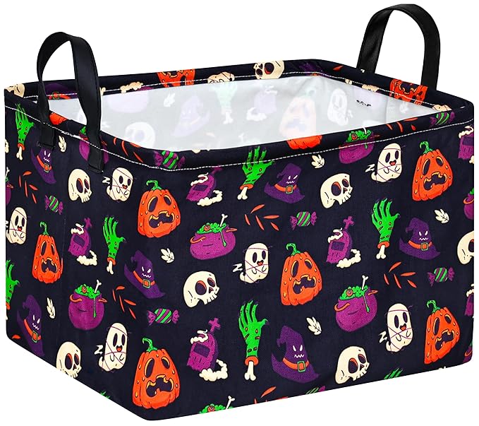 FUULOXE Halloween Ghost Storage Basket by Unknown