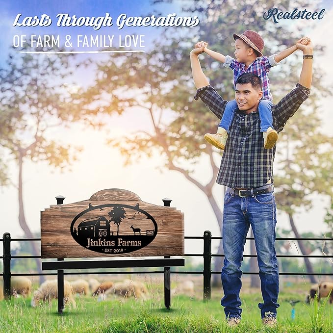 RealSteel Personalized Metal Farmhouse Sign - Image 6