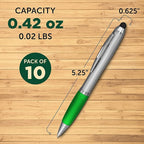 DISCOUNT PROMOS Stylus Ballpoint Pens Set of 10, Bulk Pack - Image 5