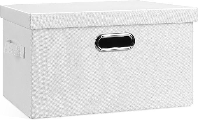 Graciadeco Medium 15" 21 Quart Collapsible Stackable Storage Bins by GraciadecoStorage