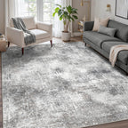 GENIMO Washable Area Rugs for Living Room, 9x12 Modern Non Slip Rugs, Low Pile
