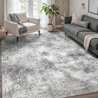 GENIMO Washable Area Rugs for Living Room, 8x10 Modern Non Slip Rugs, Low Pile