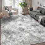 GENIMO Washable Area Rugs for Living Room, 9x12 Modern Non Slip Rugs, Low Pile by GENIMO