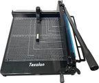 TEXALAN Heavy Duty Guillotine Paper Cutter Black 400 Sheets Stack Paper Trimmer - Image 2