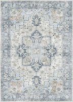 GENIMO 4x6 Area Rugs for Living Room, Machine Washable Rug, Non Slip Vintage - Image 8
