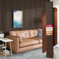 Avana Modern Acoustic Wood Wall Panels – 94.4x12.6 Inch Dark Walnut Acoustic by AvanaHome