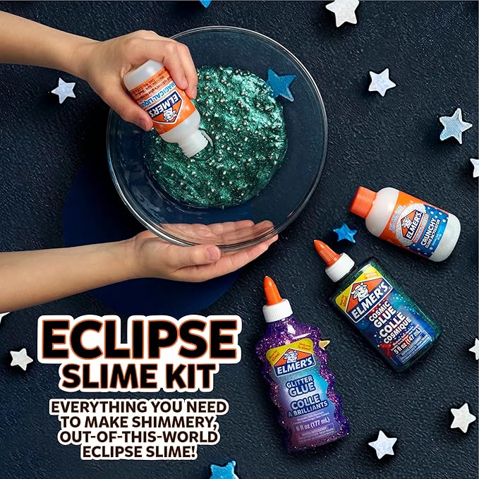 Elmer’s Eclipse Slime Kit, Slime Supplies Includes Cosmic Glue, Original and - Image 3