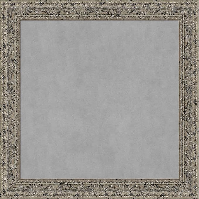 Amanti Art Silver Framed Magnetic Board 29x29 Medium Vision Board by AmantiArt
