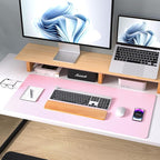 Aothia Leather Desk Pad Protector, Mouse Pad, Office Desk Mat, Non-Slip PU - Image 9