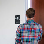 Men's/Women's Restroom Sign for Handicap Accessible Restroom ADA-Compliant - Image 3