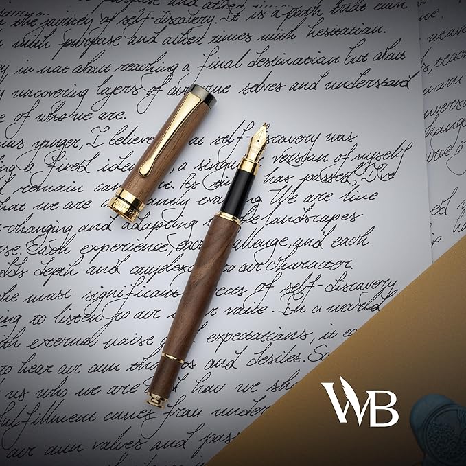 Wordsworth & Black Calligraphy Pen Gift Set, Includes Ink Bottle, 6 Ink - Image 5