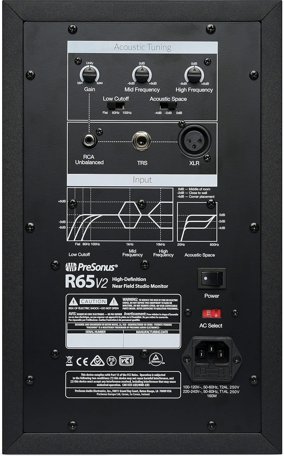 PreSonus R65 V2 Studio Monitor, 6.5"