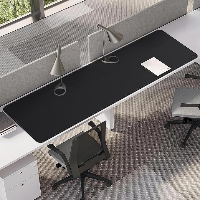 Mydours 70.9"x19.7" Black Desk Pad - Image 3