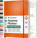 Roterunner Purpose Planner Notebook B5 5.8”x8.3” Undated 2026 Daily Weekly and by Roterunner