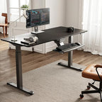 EUREKA ERGONOMIC Keyboard Tray Height Adjustable, Swivel Tilt Computer Keyboard - Image 8