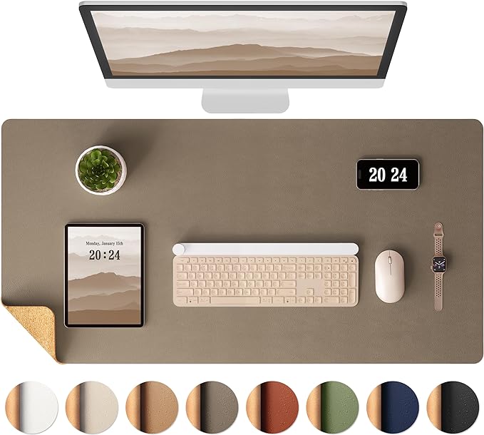 Aothia Dual-Sided Desk Mat by AothiaSimpleNaturalUnique