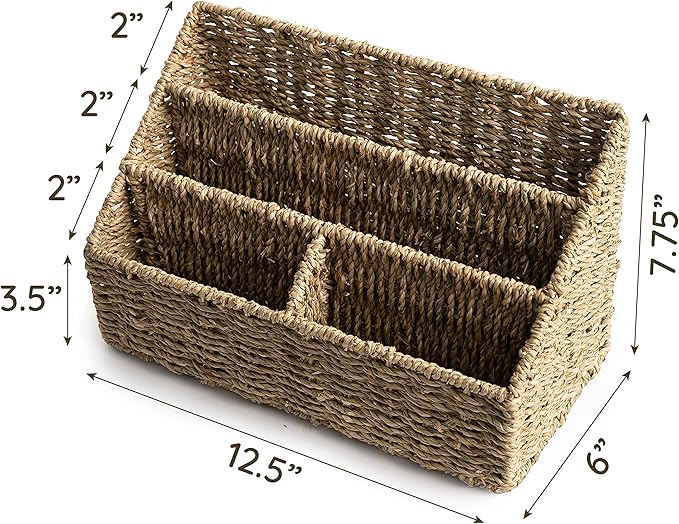 KOLWOVEN Magazine Display Holder- Mail Organizer Countertop- Mail Holder l Bill - Image 2