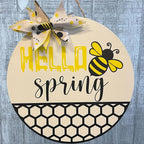 Wood front door sign Wood sign Home decor Welcome sign Sign - Image 2