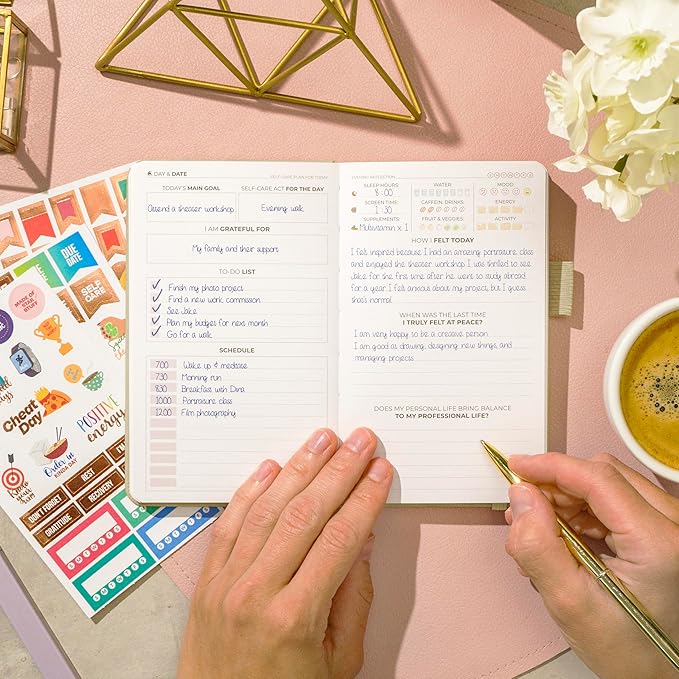 Clever Fox Self-Care Journal Pocket – Daily Reflection Notebook – Mental Health - Image 6