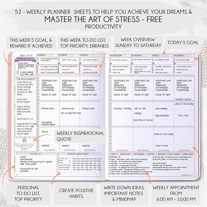 Law of Attraction Planner 2026 Deluxe - Image 4