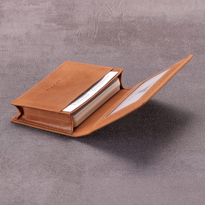 Leather Business Card Case Holder - Image 4