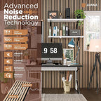 Avana Acoustic Wood Wall Panels – 94.4 X 12.6 Inch White Oak Acoustic Panels 2 - Image 5