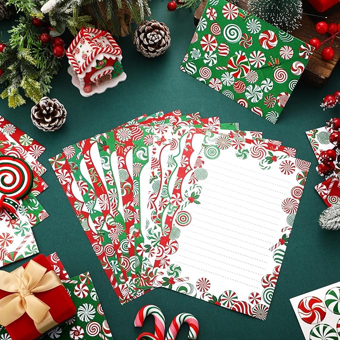 TaoBary 160 Pcs Stationery Paper Set 50 Double Sided Stationery Papers - Image 2