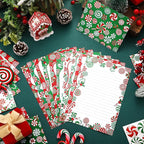 TaoBary 160 Pcs Stationery Paper Set 50 Double Sided Stationery Papers - Image 2