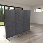 ReFocus™ Raw Freestanding Acoustic Room Divider 3 Pack – Reduce Noise and - Image 2